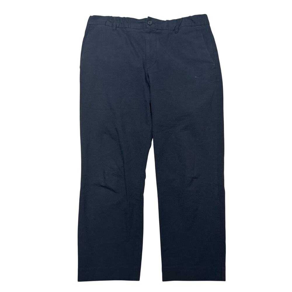 No Nationality NN07 Theodor 1040 Seersucker Pants Men's 33x25 Minimalist